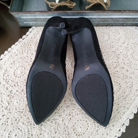 Cosmopolitan Women's Embellished Stiletto Pointy Toe Pump Heels Black Size 8.5 - Picture 8 of 8